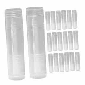 100pcs Clear Lip Balm Tubes Refillable Empty Lip Gloss Containers for Lipstick Portable and Leak Design for Personal Use and Travel Compatible