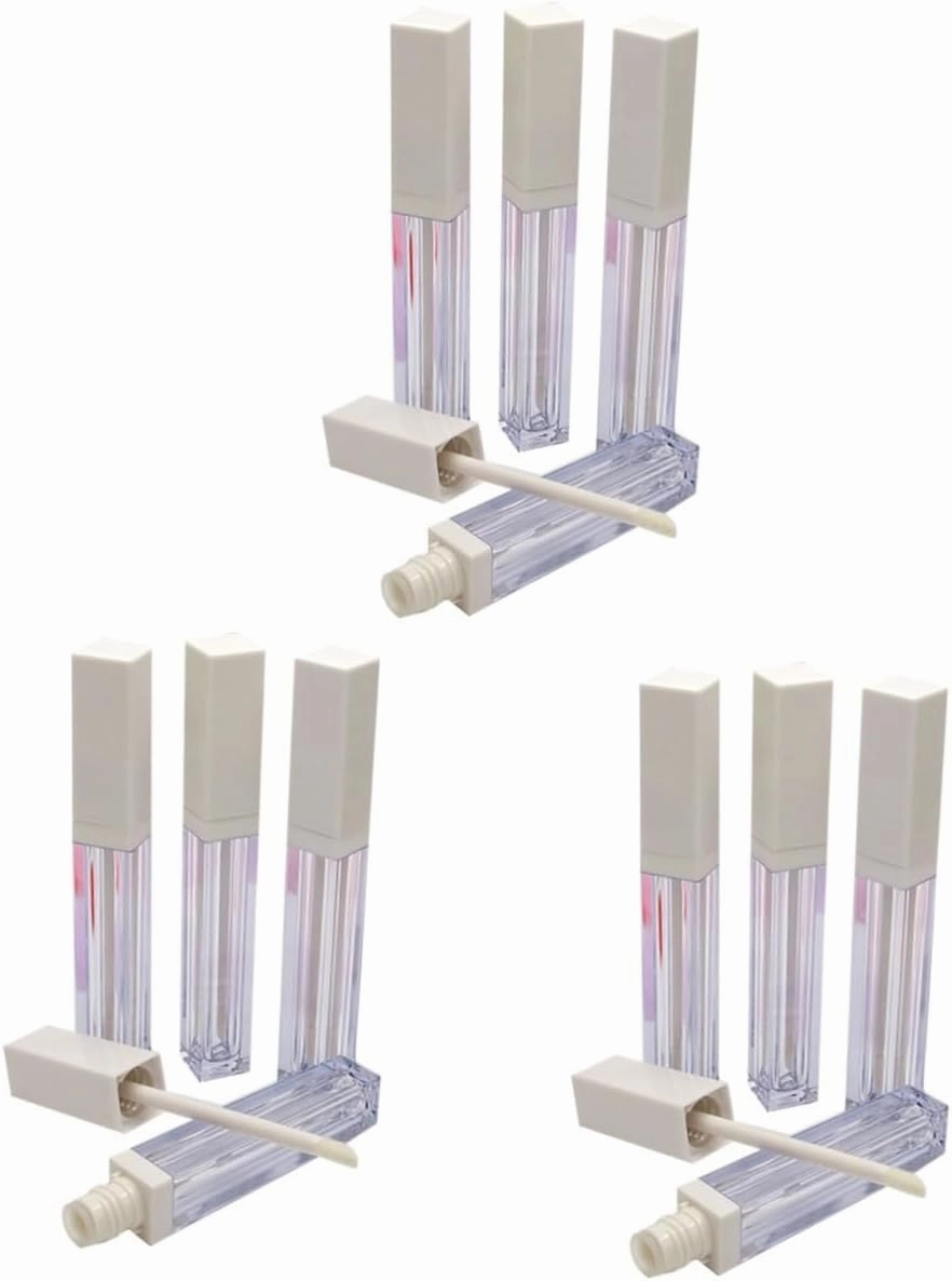 12 Pcs Lip Gloss Containers Empty Cosmetic Tube Lip Gloss Bottles Empty Lip Gloss Balm Containers Lip Gloss Tubes Clear Container Lipstick Container Empty Lip Gloss Sample Bottles
