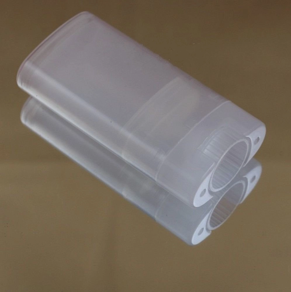 15 ML Clear Empty Plastic Oval Deodorant Containers Lip Balm Tubes for Lipstick, Crayon,chapstick,homemade Lip Balm,BPA Free (25 Pcs)