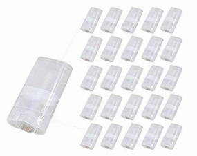 15 ML Clear Empty Plastic Oval Deodorant Containers Lip Balm Tubes for Lipstick, Crayon,chapstick,homemade Lip Balm,BPA Free (25 Pcs)