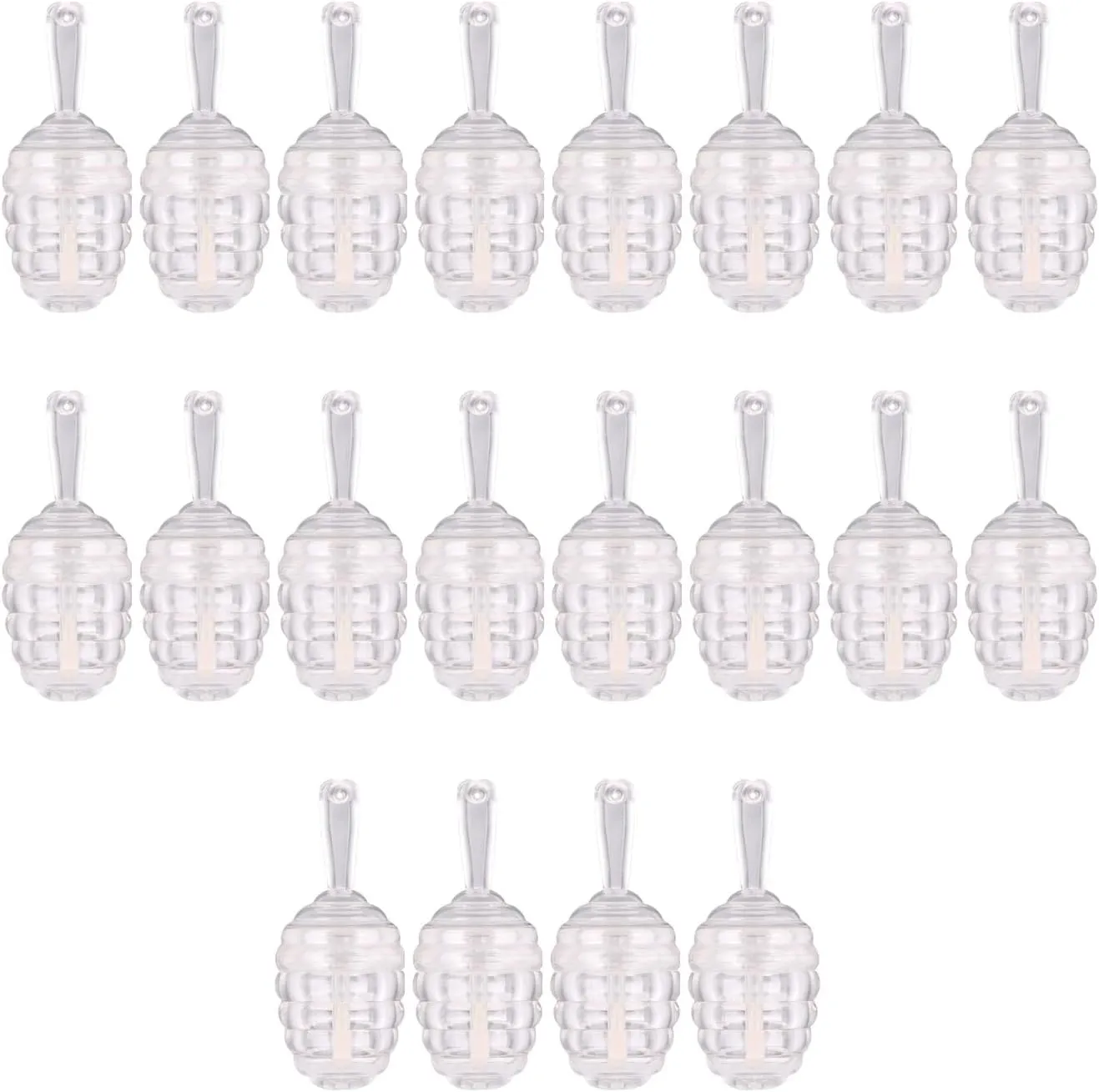 20 Pieces Clear Lip Gloss Containers Small Lipstick Tubes for Easy Carrying and Travel Friendly Makeup Solution