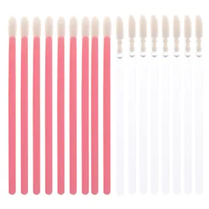 200pcs Disposable Lip Brush Lipstick Applicator Makeup Tool Kit Soft Bristles for Even Lip Outline