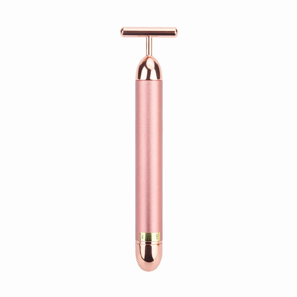 24K Gold Roller Vibrating Facial Massager
