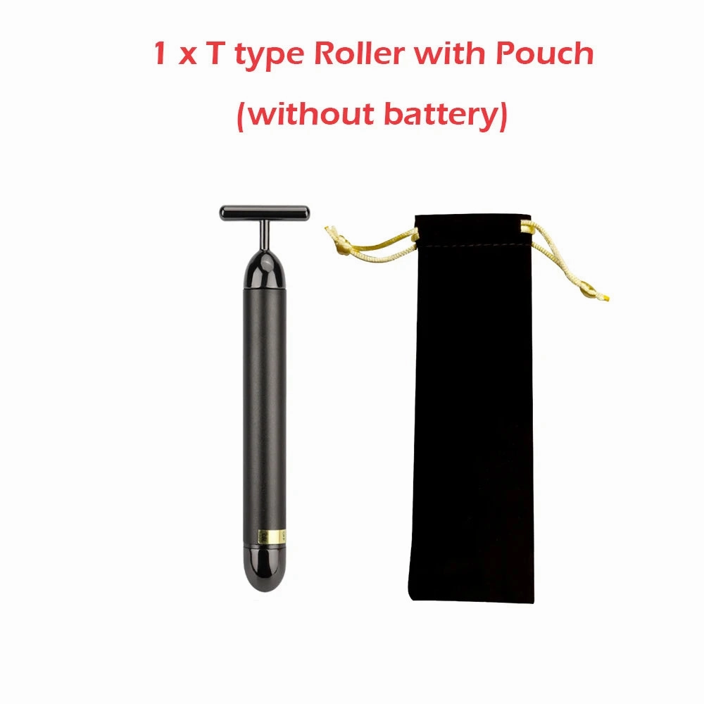 24K Gold Roller Vibrating Facial Massager