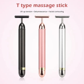 24K Gold Roller Vibrating Facial Massager