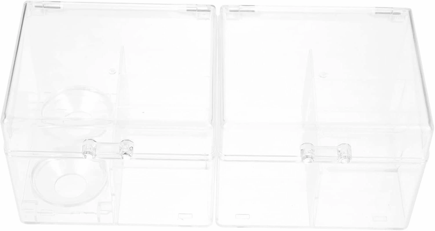 2Pcs Makeup Storage Box Makeup Lip Gloss Clear lipglosses Lipstick Organizer Tower Jewelry Organizer Tray Acrylic Cosmetics Organizer Cosmetic Rack Makeup Cotton Organizer