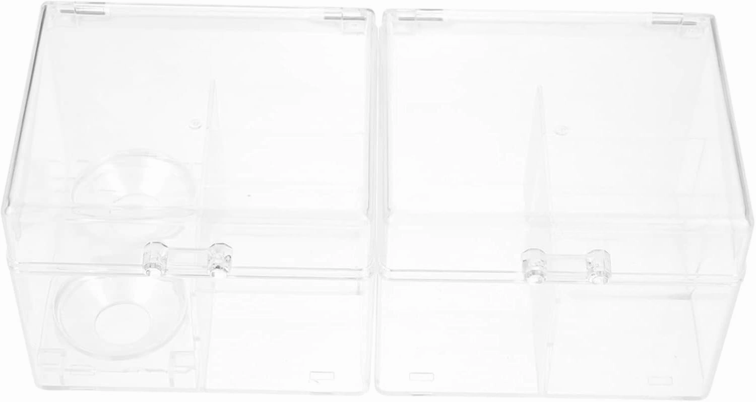 2Pcs Makeup Storage Box Makeup Lip Gloss Clear lipglosses Lipstick Organizer Tower Jewelry Organizer Tray Acrylic Cosmetics Organizer Cosmetic Rack Makeup Cotton Organizer