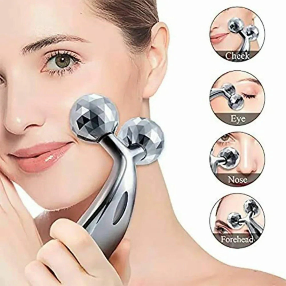3D Manual Roller Massager For face and full body massage