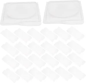 40pcs Empty Blush Palette Diy Makeup Palette Box Plastic Eyeshadow Makeup Organizer
