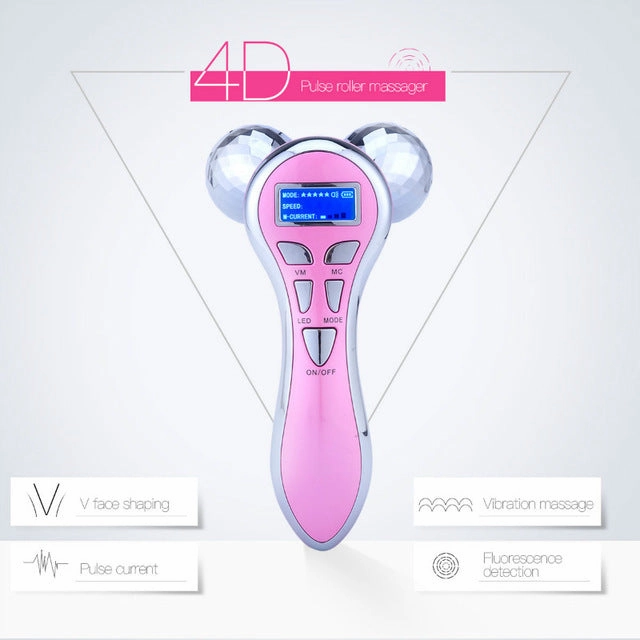 4D V-Shape Face Lift Electric Massager