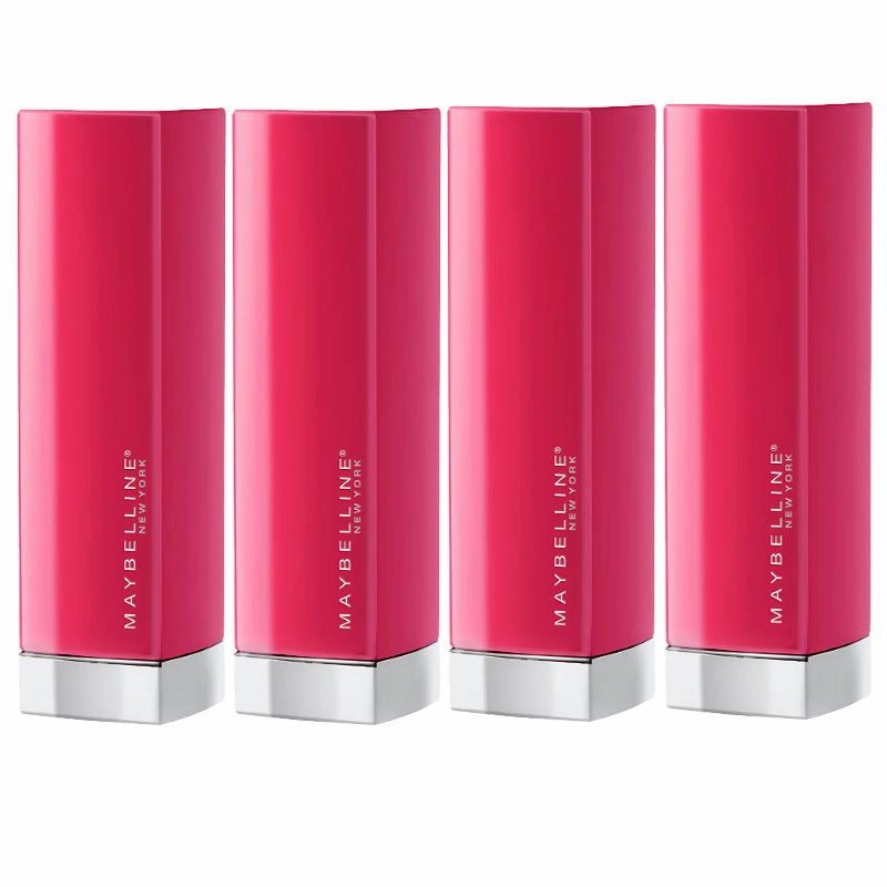 4x Maybelline Color Sensational Cream Lipstick 379 Fuchsia For Me 4.2g