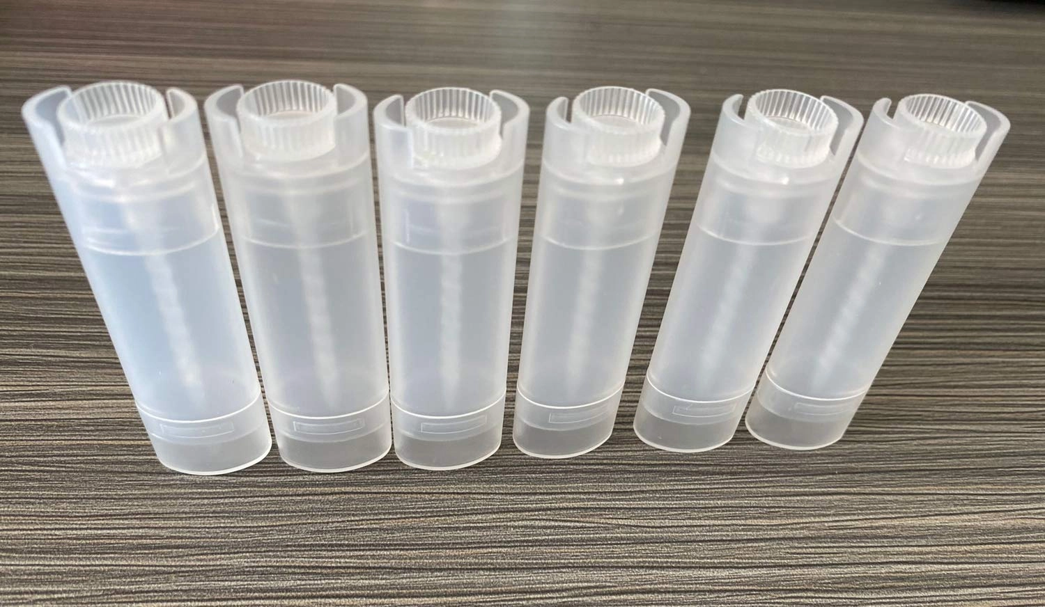5ml Oval Lip Balm Tubes,50PCS Plastic Empty Oval Oval Deodorant Containers Lip Gloss Container Holder With Caps(Frost Clear)