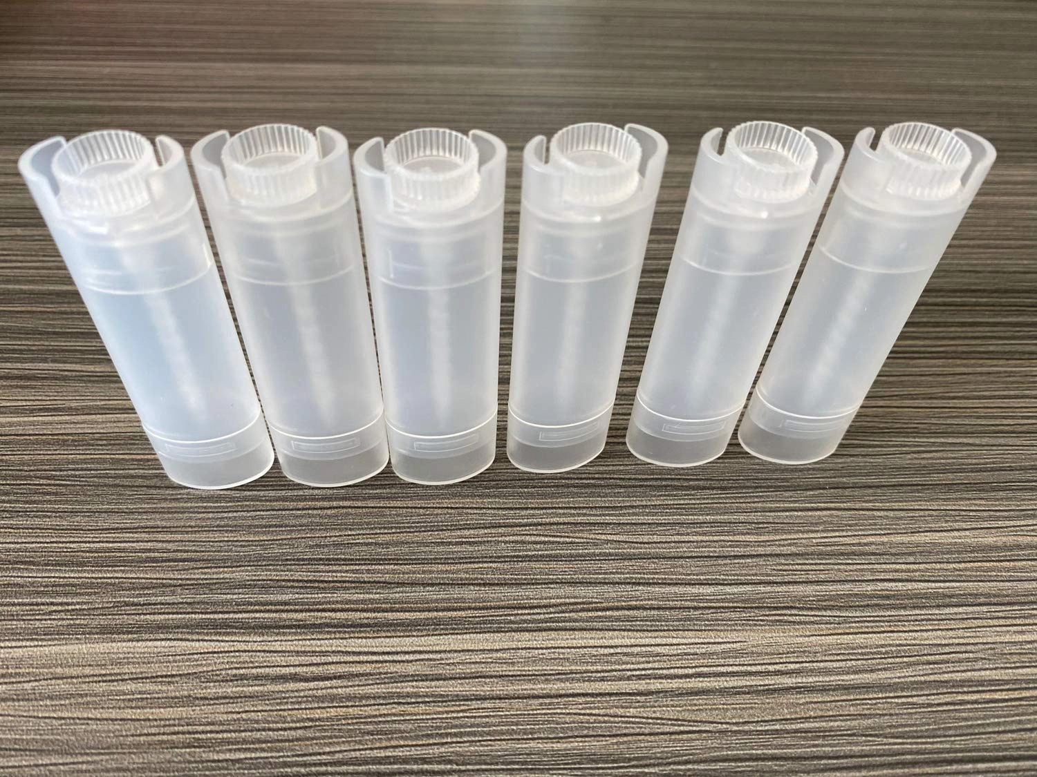 5ml Oval Lip Balm Tubes,50PCS Plastic Empty Oval Oval Deodorant Containers Lip Gloss Container Holder With Caps(Frost Clear)