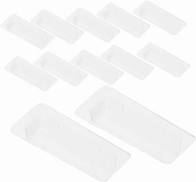 60pcs Lipstick Box Lip Gloss Holder Lipstick Holder Transparent Holder Clear Container