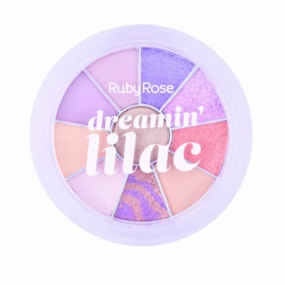 -35% Ruby rose round eyeshadow and highlighter palette dreamin' lilac #1 HB-1075