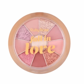 -35% Ruby rose round eyeshadow and highlighter palette fall in love #5 HB-1075
