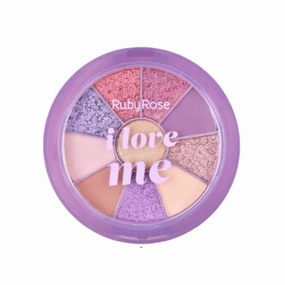 -35% Ruby rose round eyeshadow and highlighter palette i love me #8 HB-1075