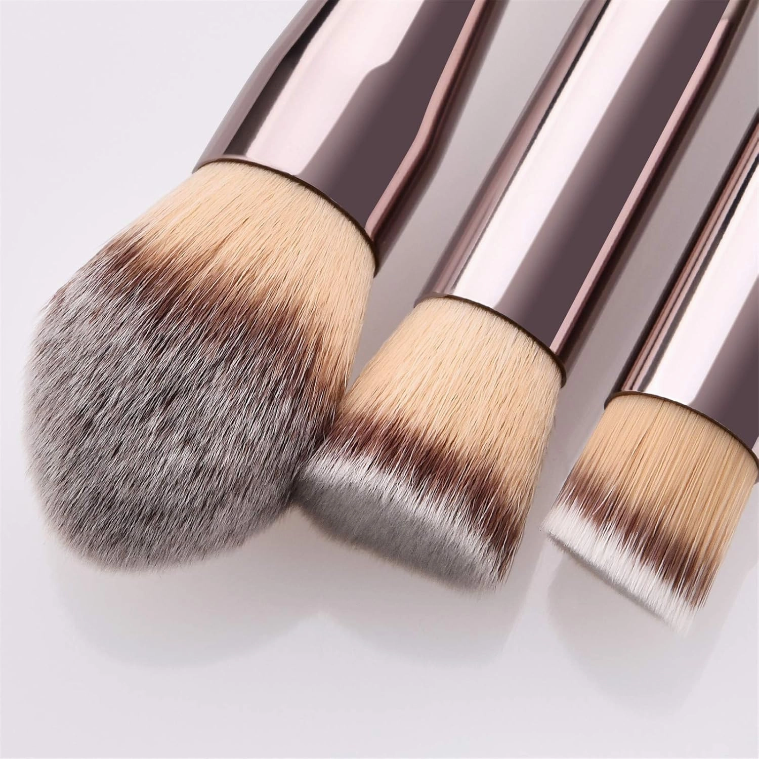 【MB02】14 Pcs Champagne Makeup Brushes Set
