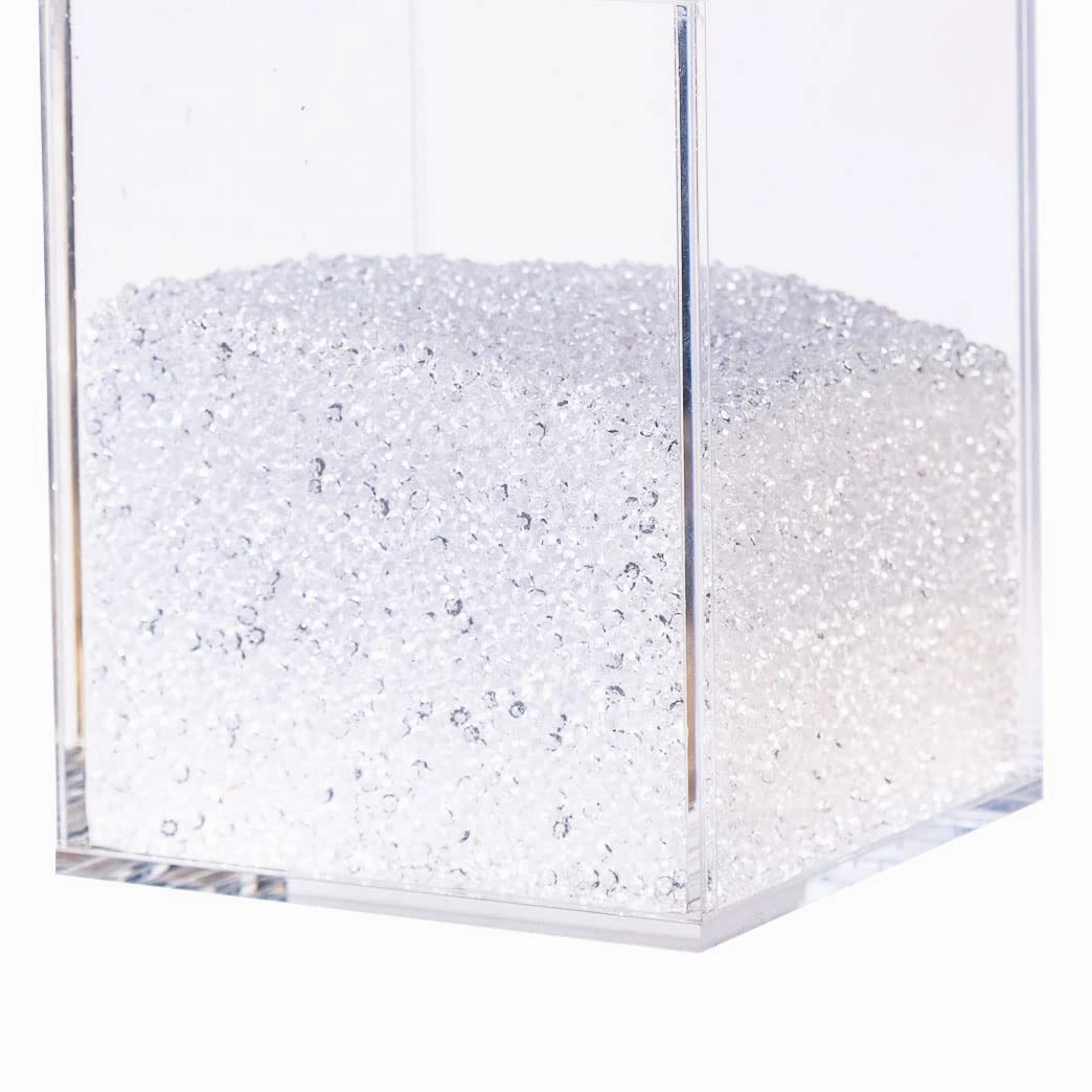 Acrylic Diamond Makeup Beads for Brush Holder,Makeup Filler Beads(Clear,4mm,2Pints)