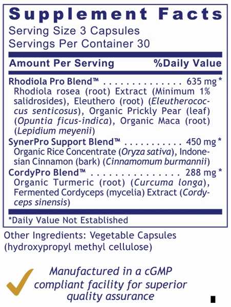 Adaptogen R3 90 Vcaps
