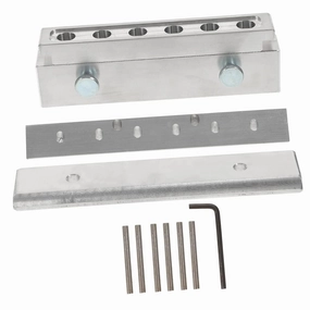 Aluminum Alloy Lipstick Molding Kit Kit Diy Lipstick Making Supplies 6 Hole Lip Gloss Mold