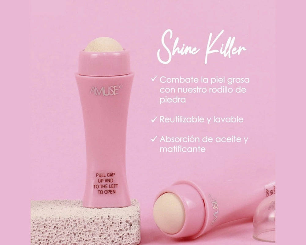 Amuse Shine Killer Stone Roller - Instant Oil Control for a Matte Finish
