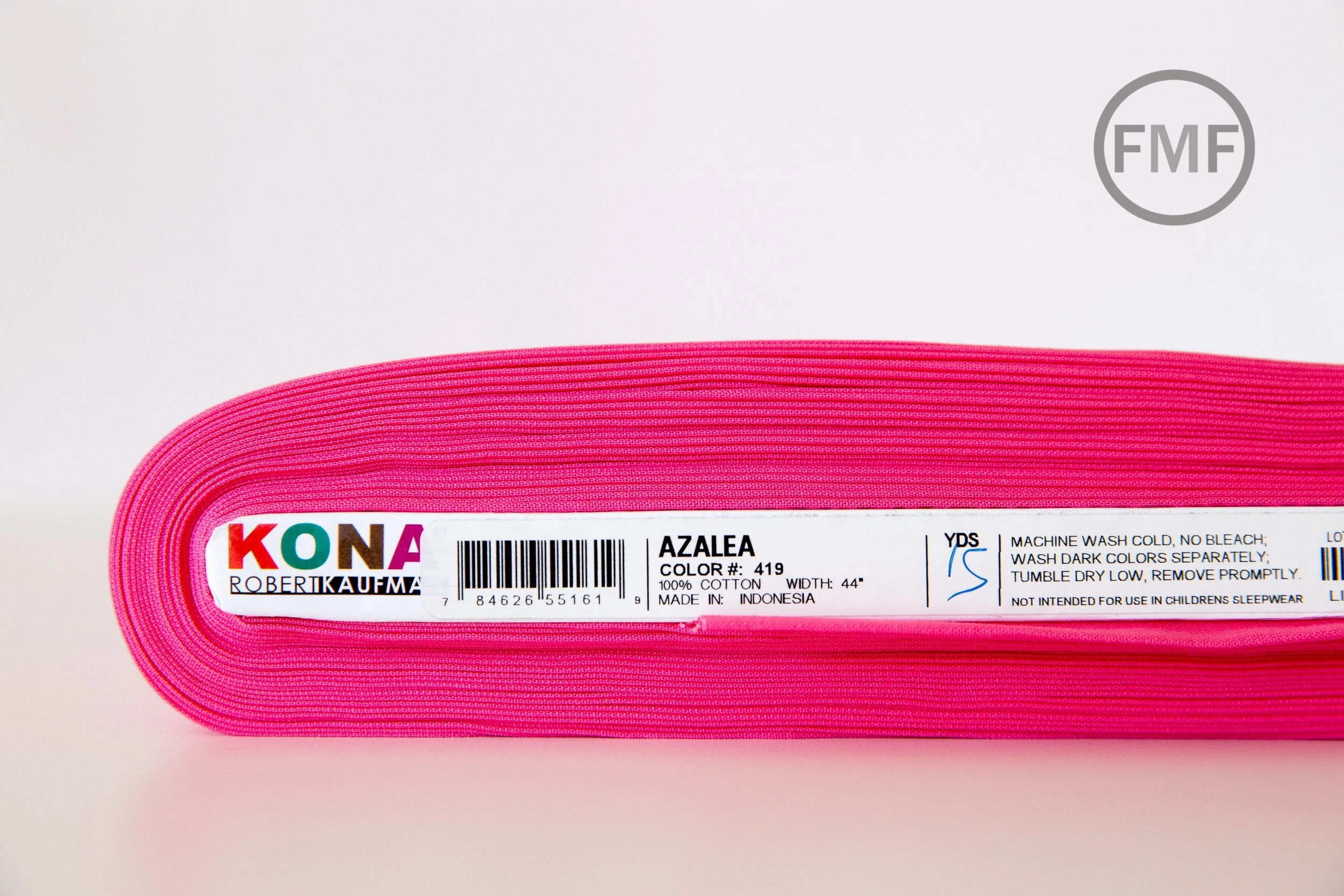 Azalea Kona Cotton Solid Fabric from Robert Kaufman, K001-419