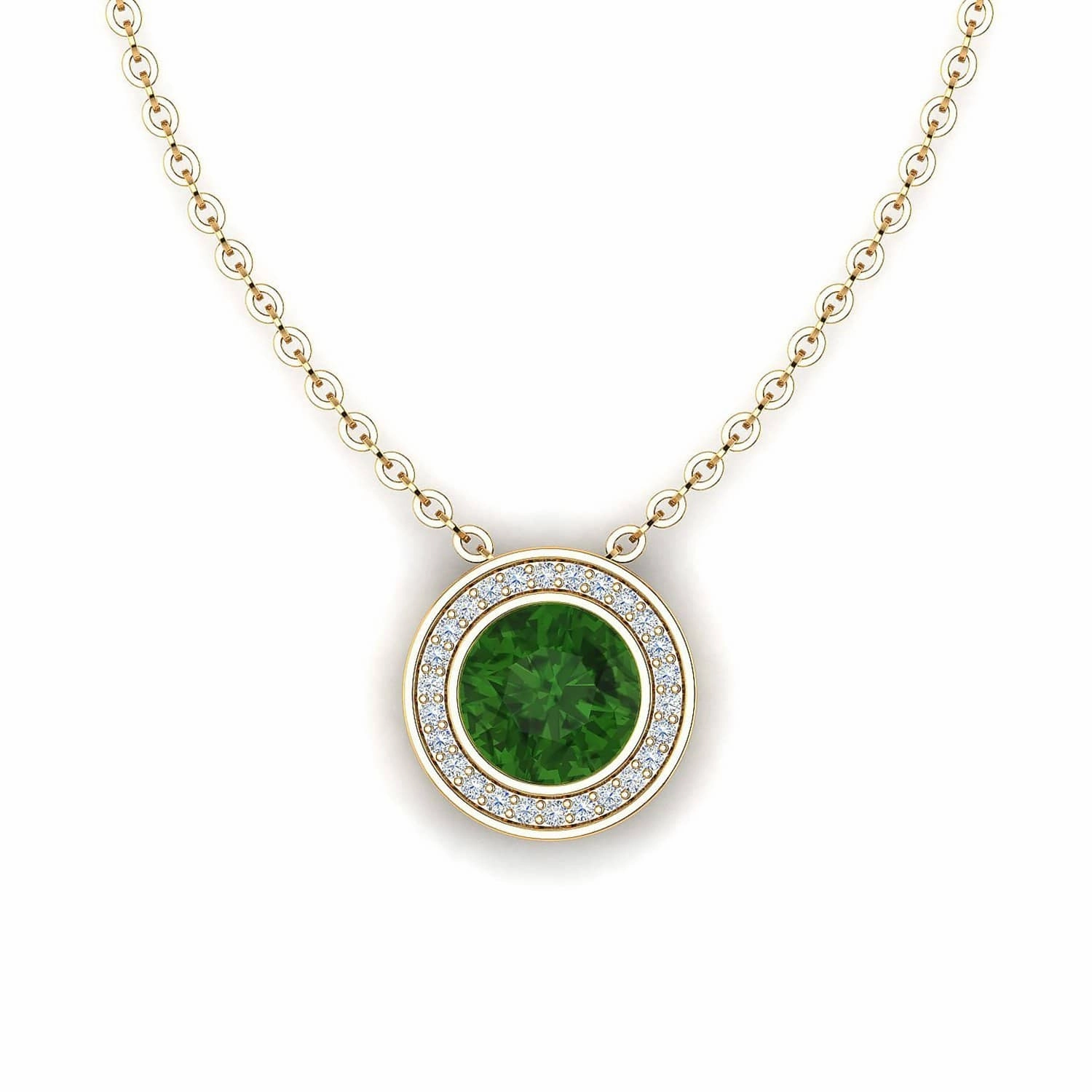 Baby Lotus - Forest Necklace