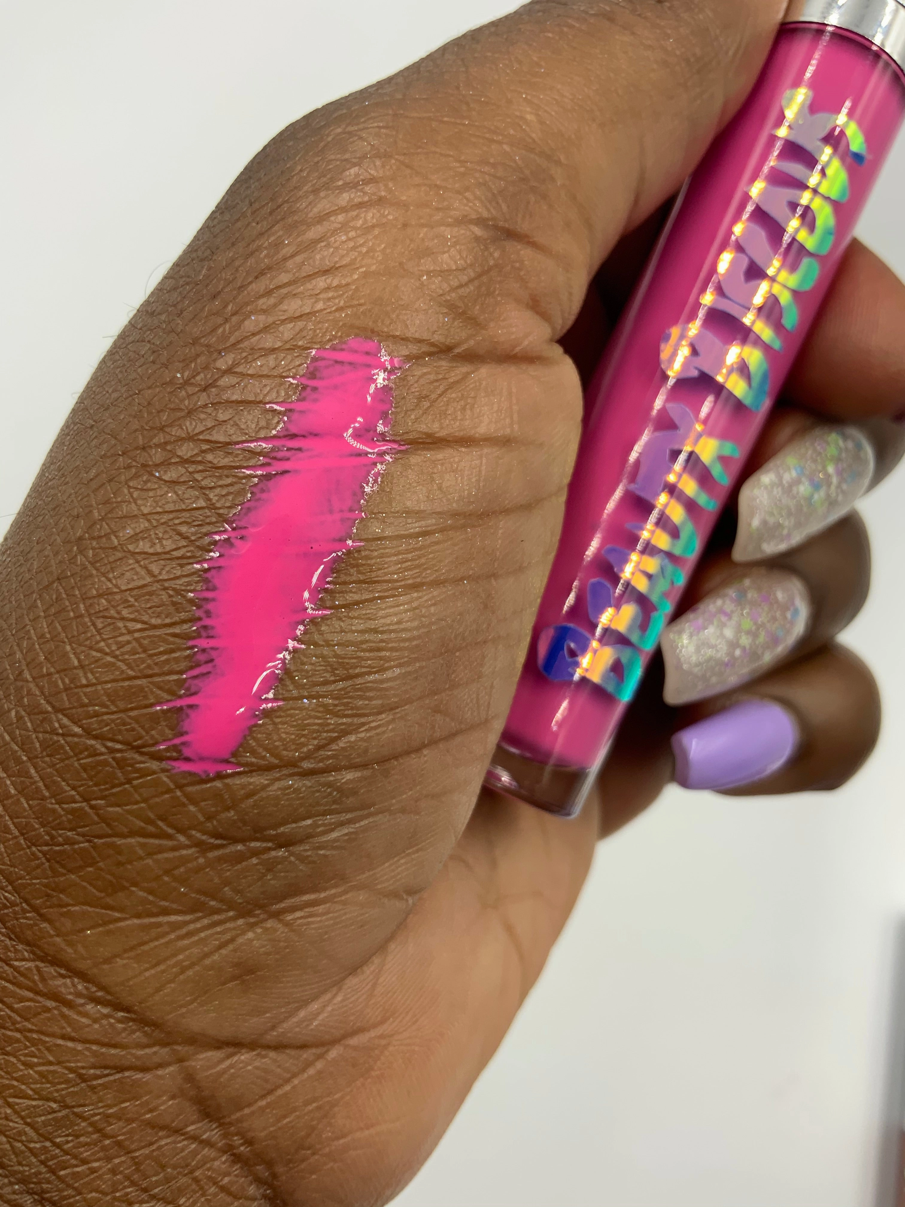 Barbie pink lipgloss