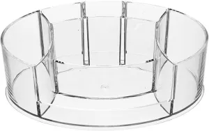 Bathroom countertop Dressing Table Makeup Storage Transparent Dressing Table Multifunctional Cosmetic Storage Box Lipstick Makeup Brush Storage Box Oval
