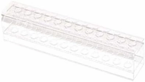 Bathroom countertop dressing table makeup storage 24 hole Acrylic Cosmetic box Jewelry box Eyebrow Pencil Pencil Brush Protector Makeup Brush Display Stand Organizer (Color : Clear, Size : Free)