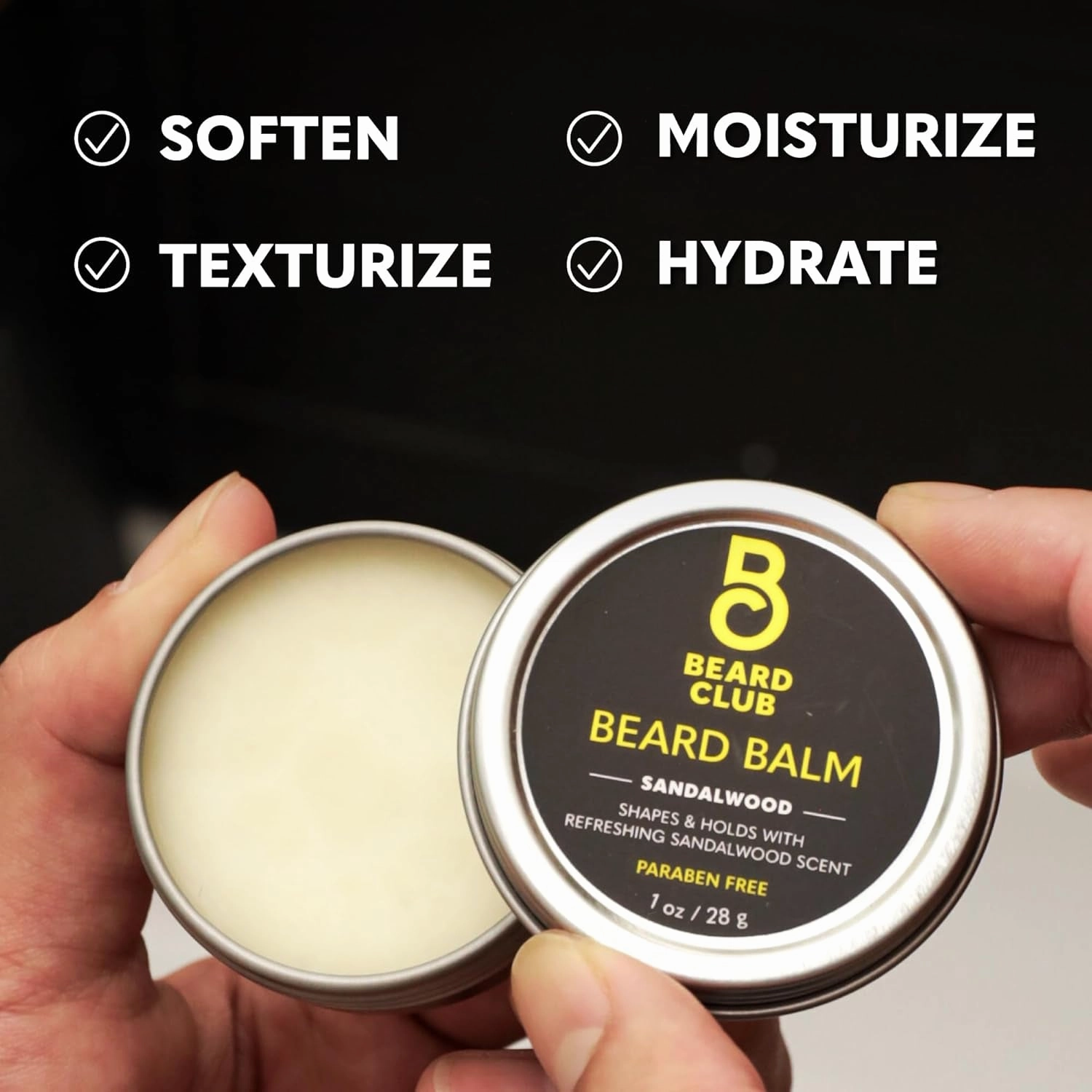 Beard Growth Kit - Derma Roller, Beard Growth Oil, Sandalwood Beard Balm, Beard Comb - Gift Set