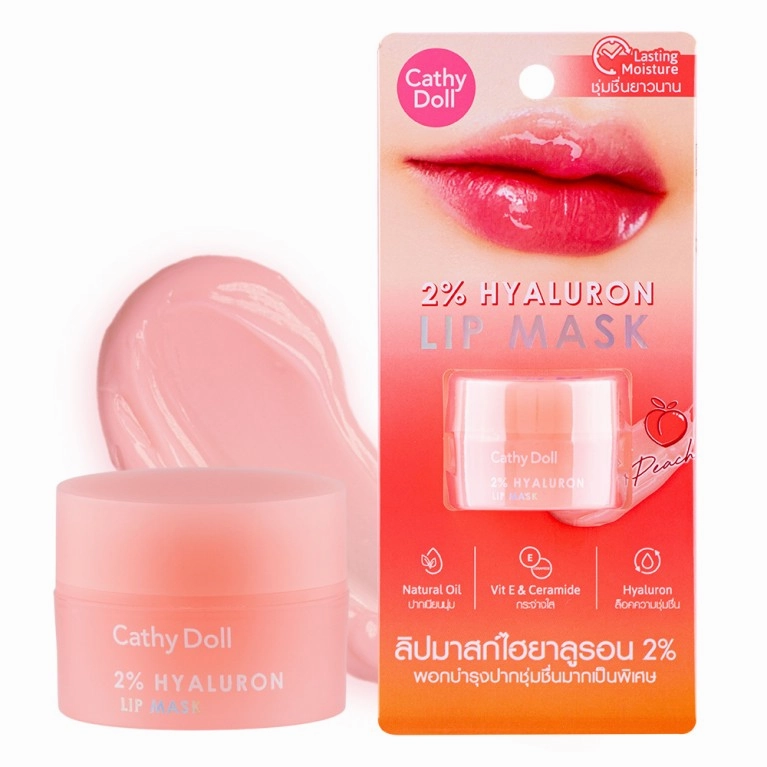 Cathy Doll 2% Hyaluron Lip Mask (Peach) 4.5g