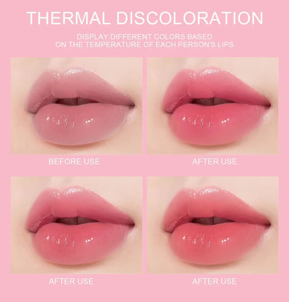 Changing Top-choice Lasting Waterproof Moisturizing 1PC Makeup Cost-efficient Care Peach Cosmetics Lip Lip Balm Lipstick Temperature Color Change Tinted