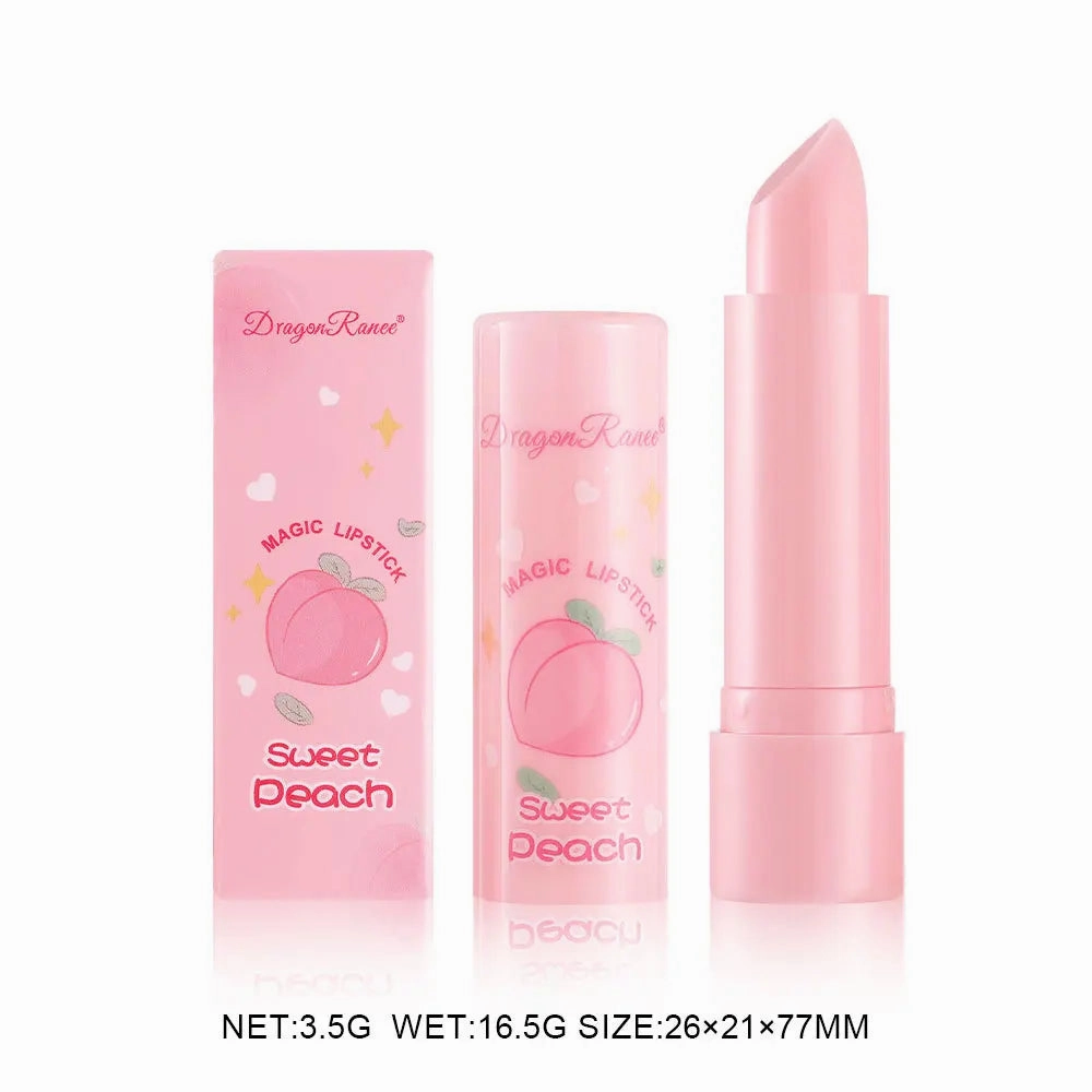 Changing Top-choice Lasting Waterproof Moisturizing 1PC Makeup Cost-efficient Care Peach Cosmetics Lip Lip Balm Lipstick Temperature Color Change Tinted