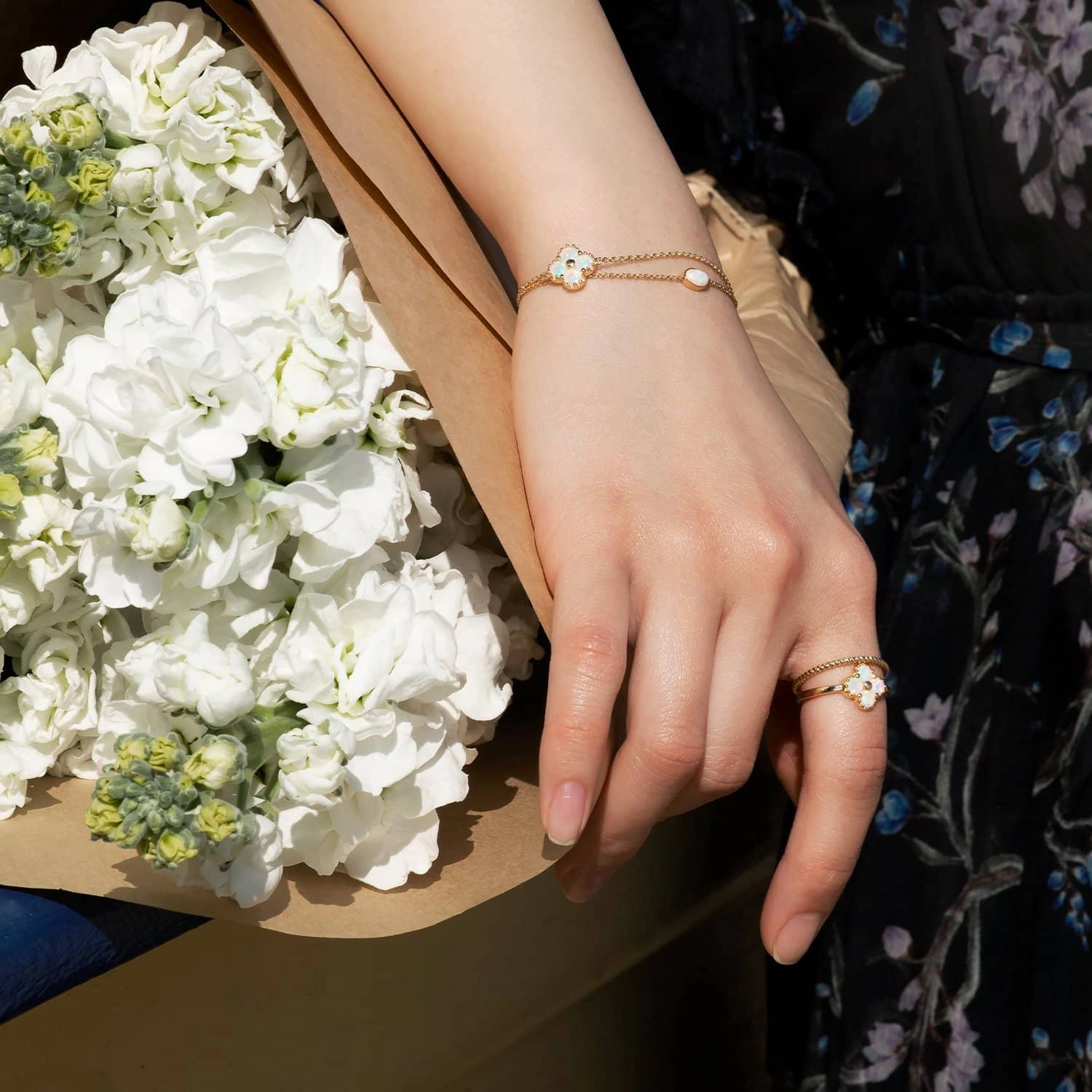 Chloe - 18K Opal Bracelet