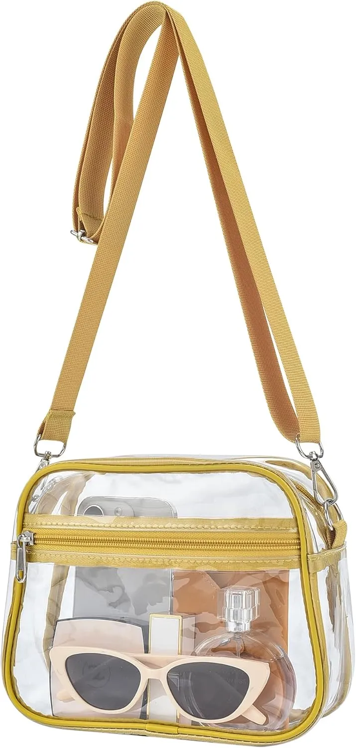 Clear Bag for Stadium Events Mini Small Clear Purse Clear Bag for Stadium Events Concert Sport Work