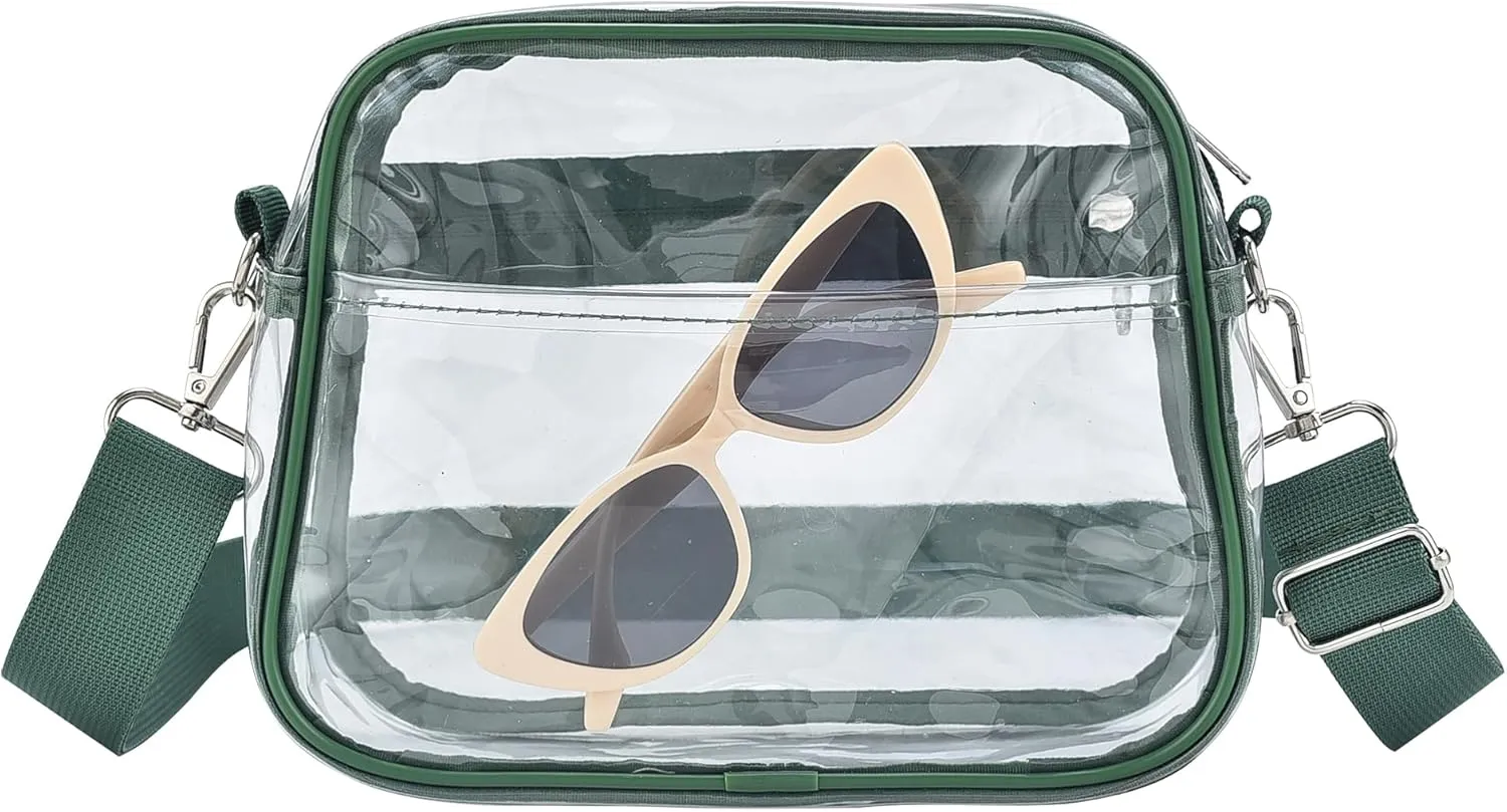 Clear Bag for Stadium Events Mini Small Clear Purse Clear Bag for Stadium Events Concert Sport Work