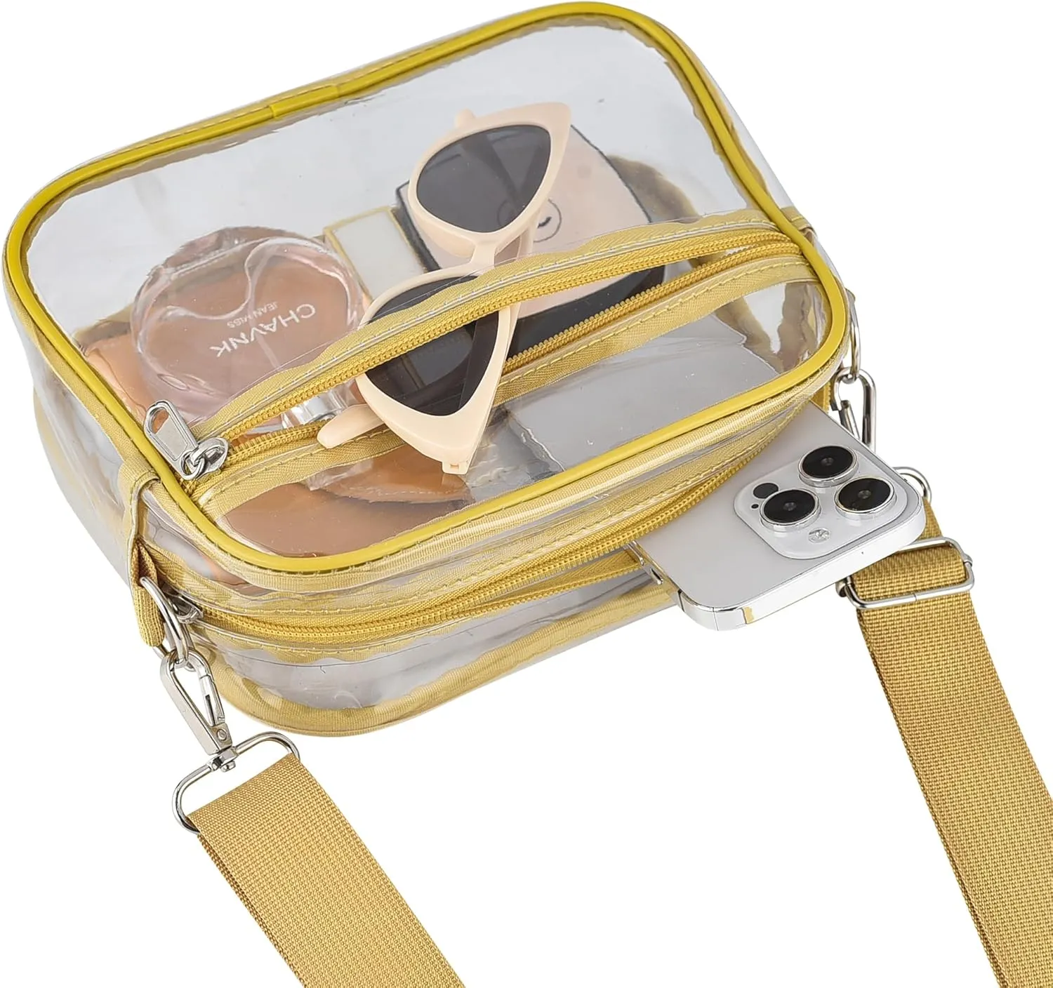 Clear Bag for Stadium Events Mini Small Clear Purse Clear Bag for Stadium Events Concert Sport Work