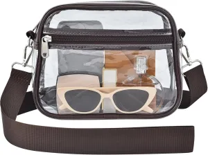 Clear Bag for Stadium Events Mini Small Clear Purse Clear Bag for Stadium Events Concert Sport Work