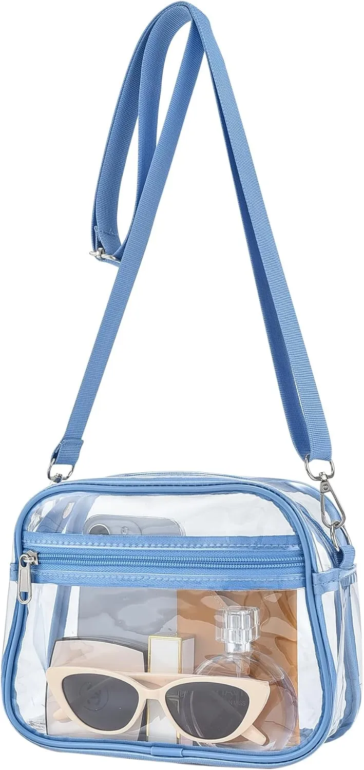 Clear Bag for Stadium Events Mini Small Clear Purse Clear Bag for Stadium Events Concert Sport Work