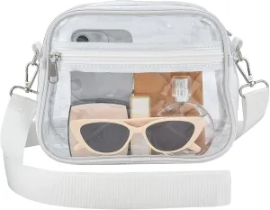 Clear Bag for Stadium Events Mini Small Clear Purse Clear Bag for Stadium Events Concert Sport Work
