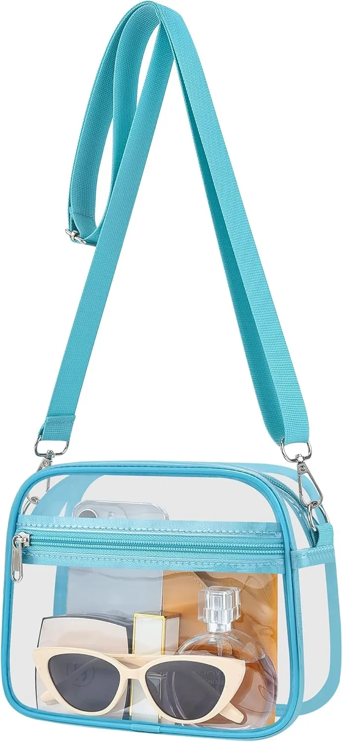 Clear Bag for Stadium Events Mini Small Clear Purse Clear Bag for Stadium Events Concert Sport Work
