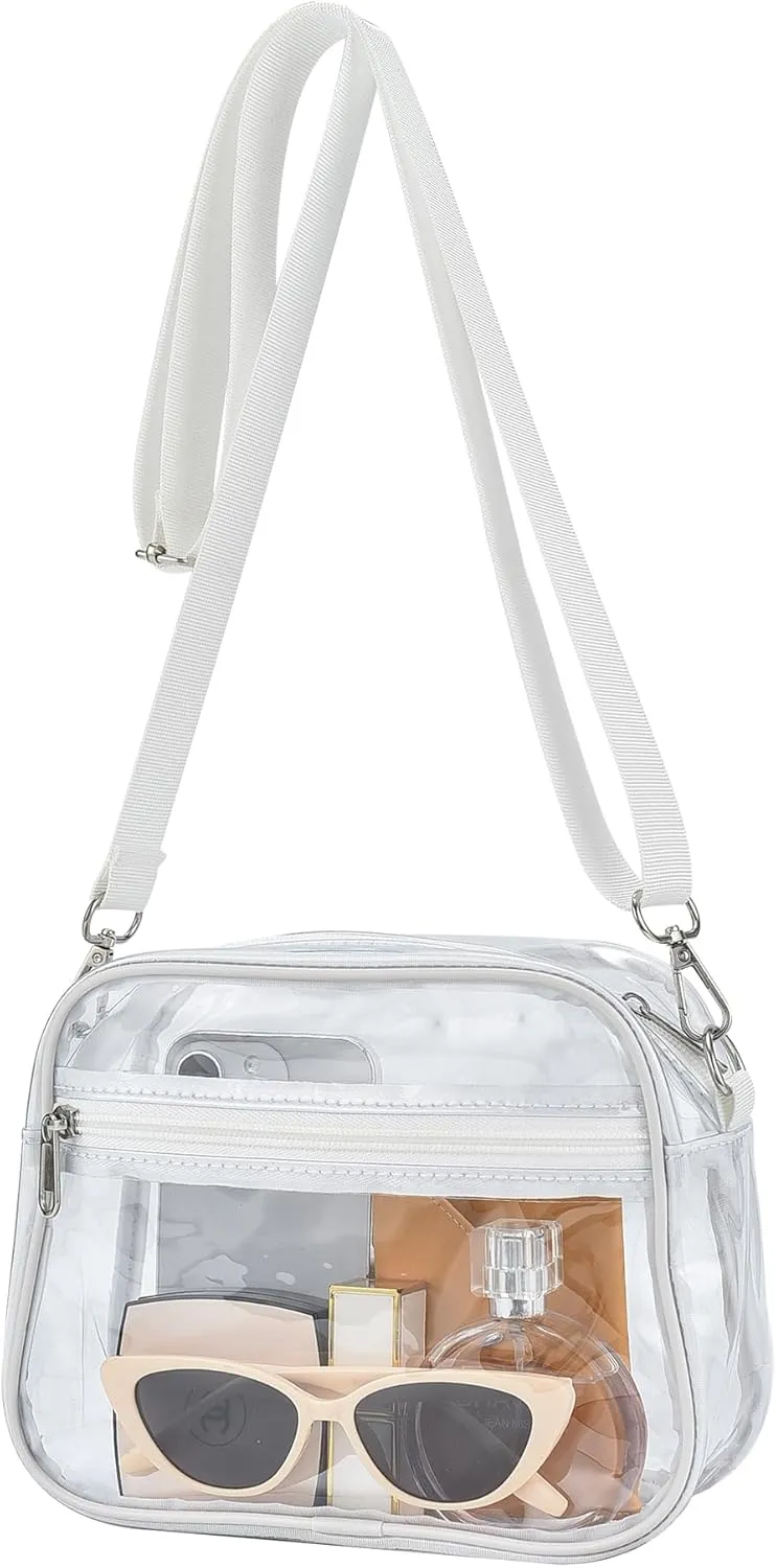 Clear Bag for Stadium Events Mini Small Clear Purse Clear Bag for Stadium Events Concert Sport Work
