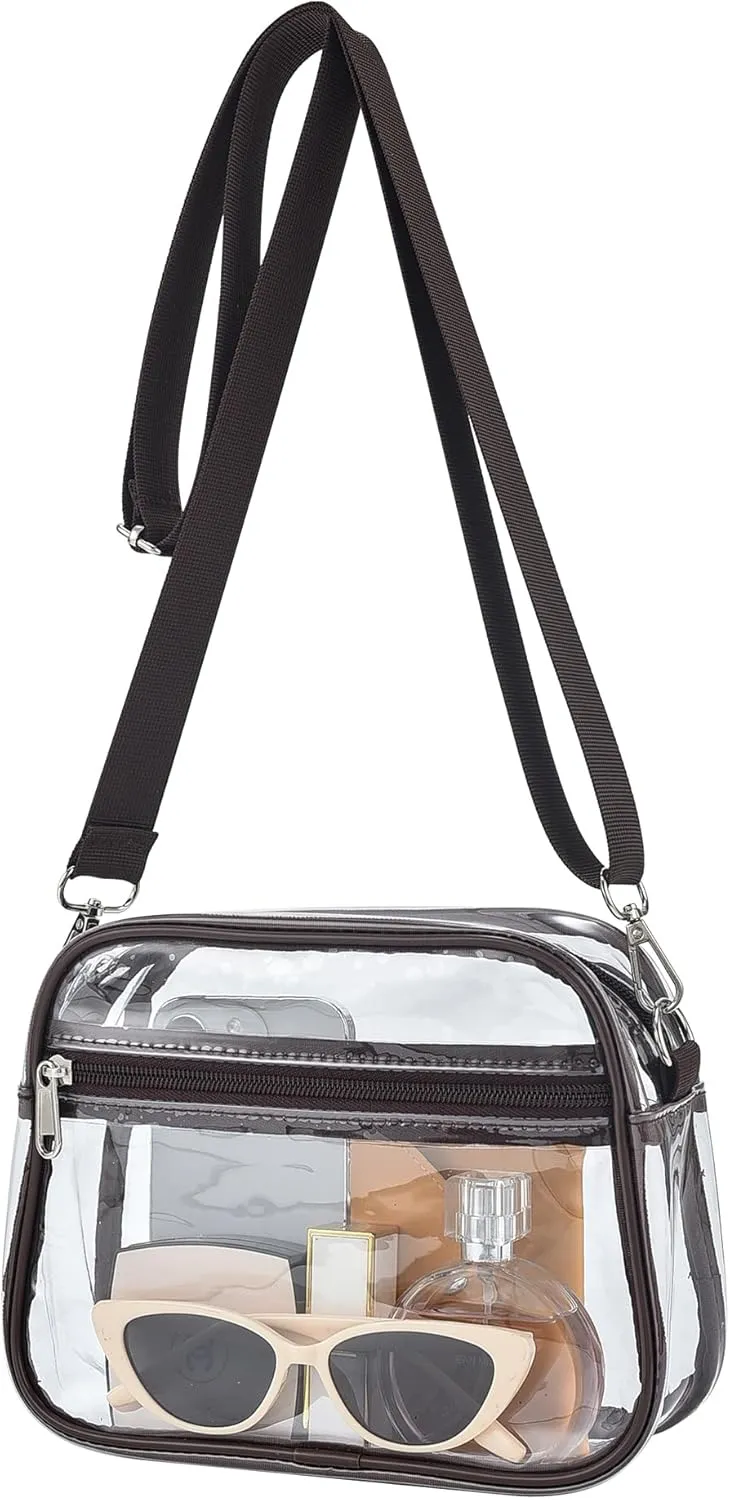 Clear Bag for Stadium Events Mini Small Clear Purse Clear Bag for Stadium Events Concert Sport Work