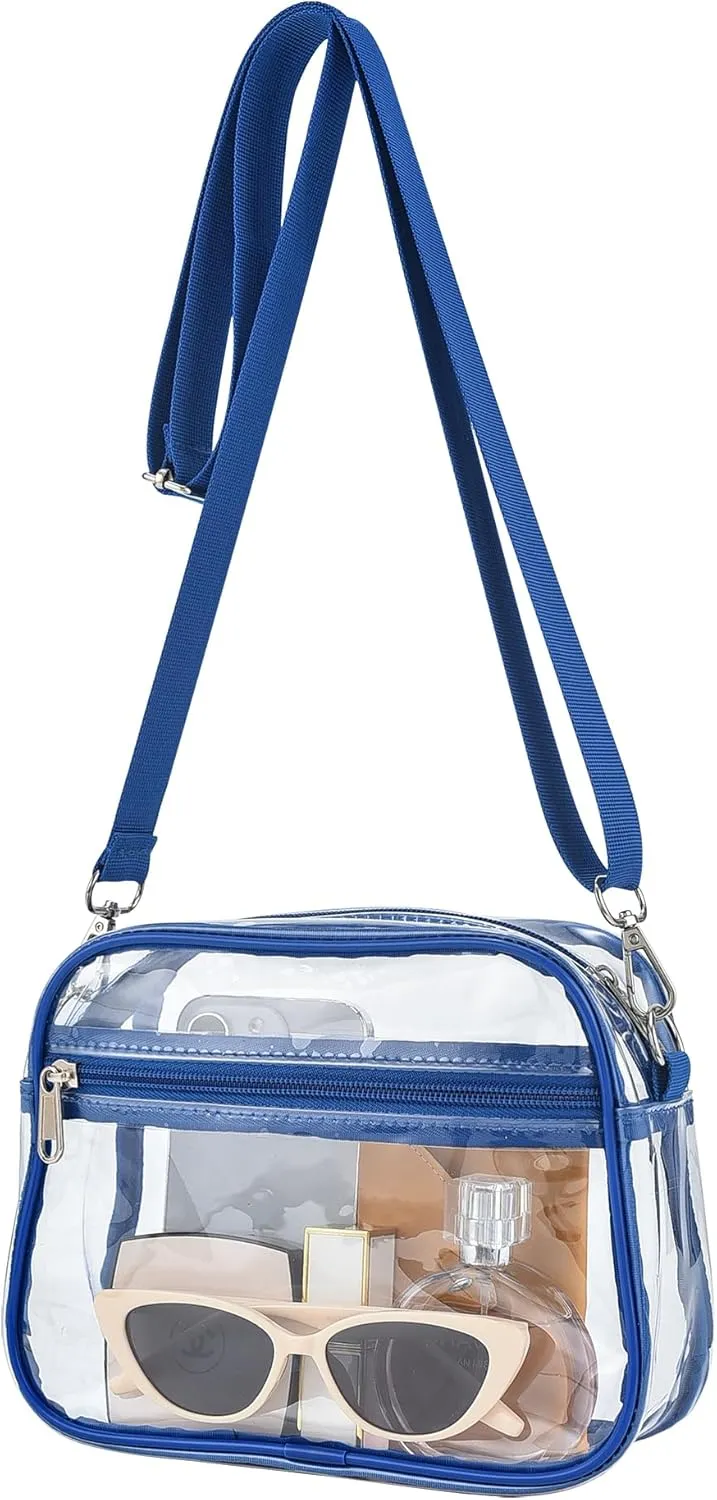 Clear Bag for Stadium Events Mini Small Clear Purse Clear Bag for Stadium Events Concert Sport Work
