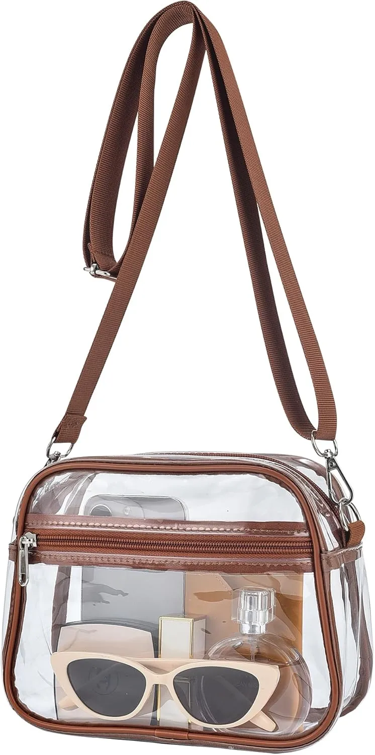 Clear Bag for Stadium Events Mini Small Clear Purse Clear Bag for Stadium Events Concert Sport Work