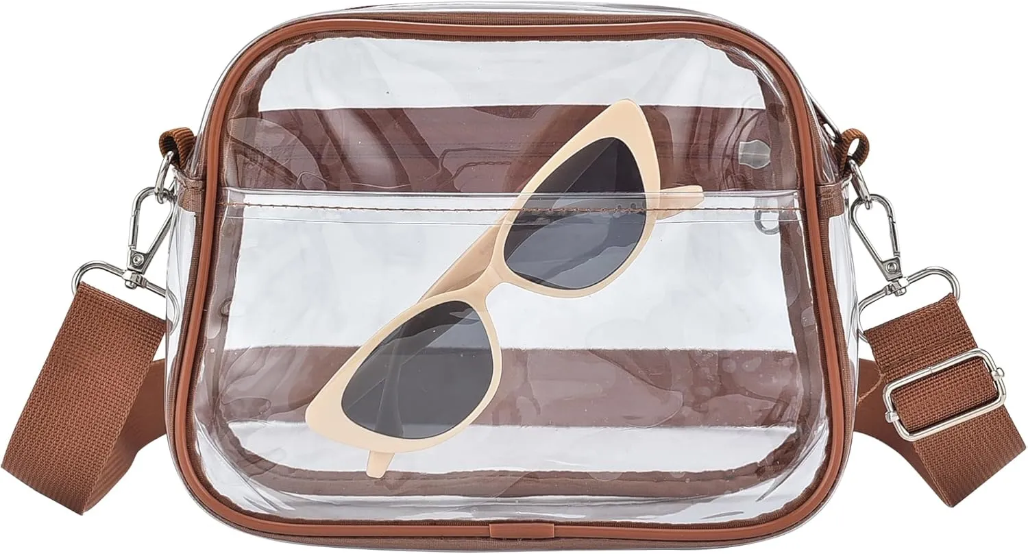 Clear Bag for Stadium Events Mini Small Clear Purse Clear Bag for Stadium Events Concert Sport Work