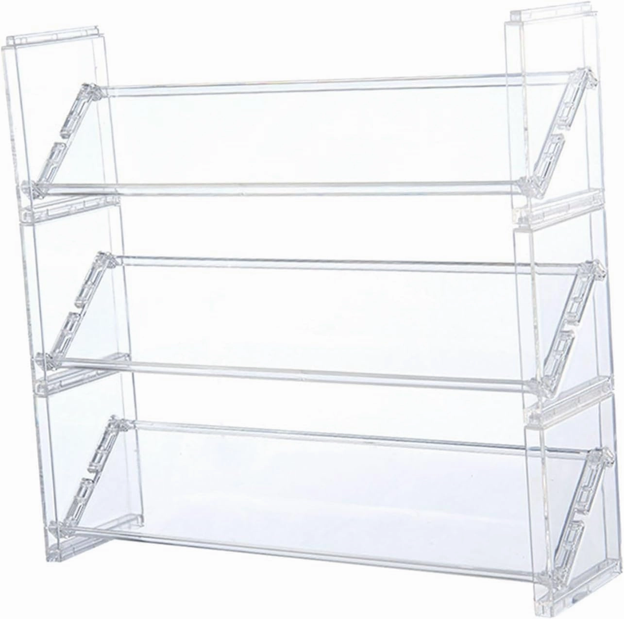 Clear Cosmetic Storage Organizer, Jewelry Lipstick Holder Display Case, 3 Tier L