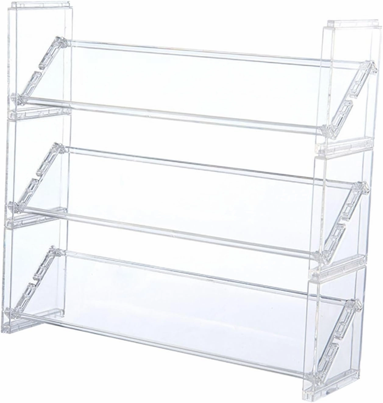 Clear Cosmetic Storage Organizer, Jewelry Lipstick Holder Display Case, 3 Tier L